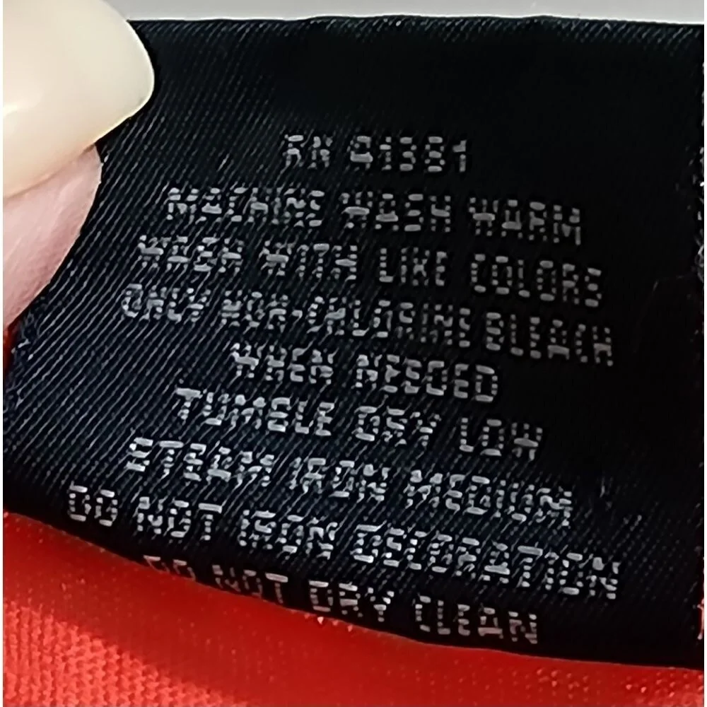 Vtg Polo Ralph Lauren Dungarees Classic 5-Pocket Jean T-Shirt Red *Minor‎ Flaw